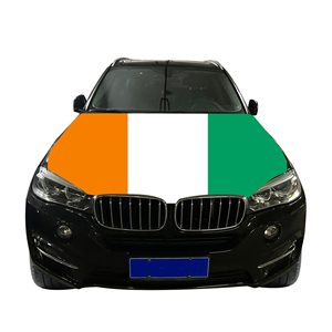 Côte d'ivoire National voiture capot couverture drapeau voiture moteur couverture drapeau en gros personnalisé élastique tissu usine vente directe - Product Image 4