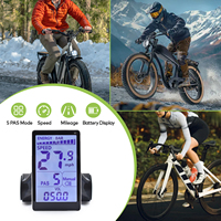 M5 [Haytrix] Pantalla LCD GPS para Scooter y Bicicleta Eléctrica, Velocímetro, Ordenador de Ciclismo para Accesorios de Bicicleta de Carretera, Kit de Conversión de Bicicleta