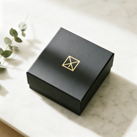 Boîte cadeau en carton rigide haut de gamme personnalisée pour bijoux, lunettes, montres avec laminage mat, gaufrage et estampage – Offre spéciale