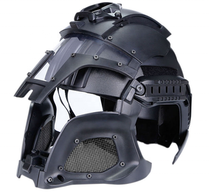 หมวกกันน็อคแบบเต็มหน้าสำหรับกิจกรรมกลางแจ้ง ยี่ห้อ Action Union Tactical Gear Equipment เหมาะสำหรับเกม CS คอสเพลย์ นักรบเหล็ก จักรยาน และมอเตอร์ไซค์ - Product Image 4