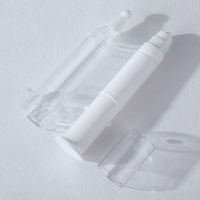Flacon cosmétique sans air en forme de seringue de 5 ml et 10 ml, tube d'injection pour crème pour les yeux, flacon de seringue cosmétique