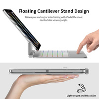 Étui avec clavier pour iPad Air 11 pouces (M3/M2, 2025/2024), iPad Pro 11 (4e/3e/2e/1re génération) et Air 5/4e génération Magic Keyboard