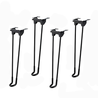 Supports de table pliables portables robustes en fil de fer, accessoires pour pieds de meubles pour tables de camping en extérieur