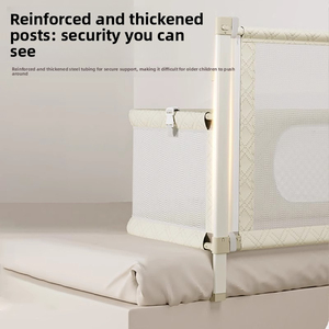 Barandilla de Cama Plegable 3 en 1 para Bebés, Altura Ajustable, Protección Anticaídas, Barrera Lateral para Recién Nacidos y Niños Pequeños - Product Image 3