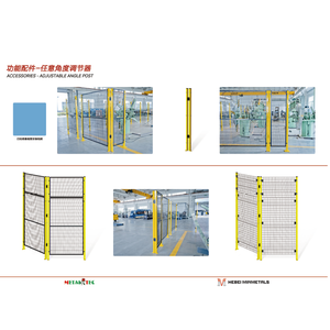 Vallas de Seguridad para Máquinas <span class=keywords><strong>METALTEC</strong></span>, Básicas y Resistentes, de 6 Pies de Altura, Montaje Rápido, de Acero Ecológico - Product Image 2