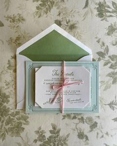 Inviti di Nozze 2026 Personalizzati di Lusso, <span class=keywords><strong>Cartolina</strong></span> Ecologica Fatta a Mano con Stampa in Rilievo Incolore Premium - Product Image 4