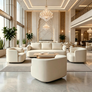 Office Upholstered Sofa Factory Custom Commercial Project Sofa Wholesale Supplier For UAE Saudi Hotel Lobby & Reception