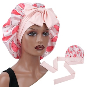 Bonnets de nuit <span class=keywords><strong>en</strong></span> <span class=keywords><strong>satin</strong></span> de soie à une seule couche avec logo personnalisé SOLPOP pour la protection des <span class=keywords><strong>cheveux</strong></span> des femmes - Product Image 5