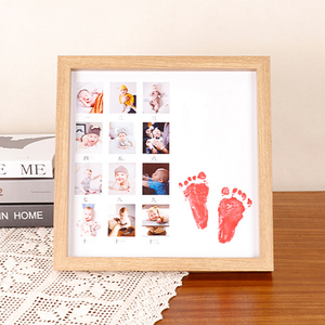 Nouveau bébé garçon fille cadeau sans encre main et empreintes Kit <span class=keywords><strong>Impression</strong></span> imprime <span class=keywords><strong>cadre</strong></span> Photo pour Souvenir - Product Image 5