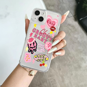 เคสโทรศัพท์มือถือ TPU นิ่มดีไซน์<span class=keywords><strong>การ์ตูน</strong></span>รูปใบหน้าผีฟ้าผ่าสำหรับ iPhone x XR XS XS MAX 11 12 13 14 15 PLUS - Product Image 5