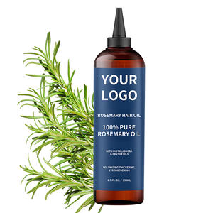 Pure <b>Rosemary</b> Hair <b>Oil</b> 198ml Oem Private Label 100% <b>Natural</b> Growth Vegan Frizz Free - Product Image 4
