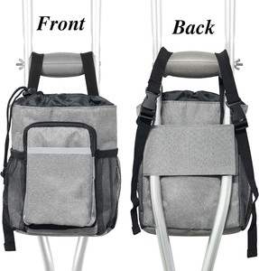 Free sample Neoprene Walking Stick Bag Portable Crutch Holder Pouch Travel Hiking <b>Running</b> Walking-Assistance Protective Bag - Product Image 5