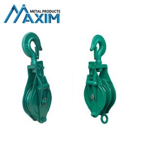 Bloques de arranque con ganchos Bloque de polea de construcción con gancho giratorio Bloque de polea Polea única con gancho - Product Image 6