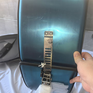Cubierta protectora de neumático de rueda de repuesto ABS de acero inoxidable Lantsun J9055 para Jeep JL Wrangler <span class=keywords><strong>2018</strong></span> + cubierta de neumático de repuesto - Product Image 5