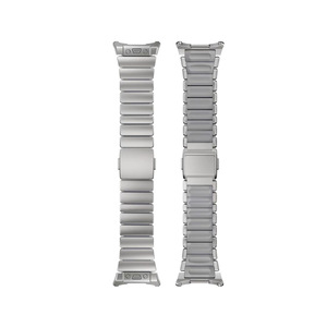 Bracelet de montre en titane luminescent pour Apple Ultra <span class=keywords><strong>3</strong></span> 2 Series 1110 9 SE, bracelet luminescent en acier inoxydable et silicone - Product Image 4