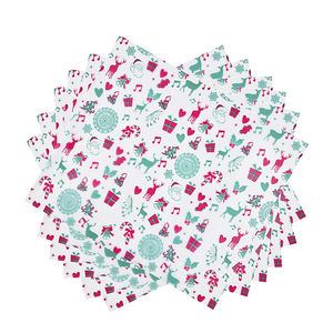 Papier ciré de Noël imperméable à la graisse parchemin doublures de panier de nourriture <span class=keywords><strong>pour</strong></span> emballer des friandises de vacances cadeaux vêtements chaussures - Product Image 1