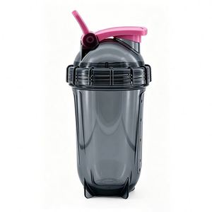 New Style 500ml 700ml Clear Custom Logo Fitness Bpa Free Plastic Gym Protein <b>Shaker</b> <b>Bottle</b> - Product Image 4