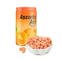 Comprimé de vitamine C d'acide ascorbique à haute teneur soins de la peau blanchissants à croquer améliore l'immunité supplément