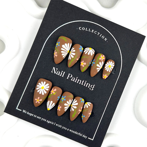 <span class=keywords><strong>Uñas</strong></span> artificiales multidiseño de alta calidad, pequeñas <span class=keywords><strong>margaritas</strong></span>, almendras, <span class=keywords><strong>uñas</strong></span> de prensa, decoración artística de <span class=keywords><strong>uñas</strong></span> postizas reutilizables para venta al por mayor - Product Image 4