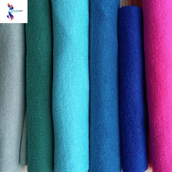 Китайская текстильная однотонная окрашенная трикотажная партия шерстяная кашемировая Одиночная ткань для склада одежды
