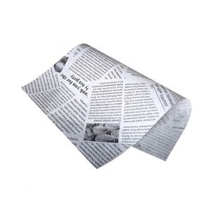 Papier d'emballage en gros pour burgers et sandwichs, simple face, PE, imperméable, résistant à la graisse, recyclable, design personnalisé, pour pain, gelée et aliments - Product Image 2