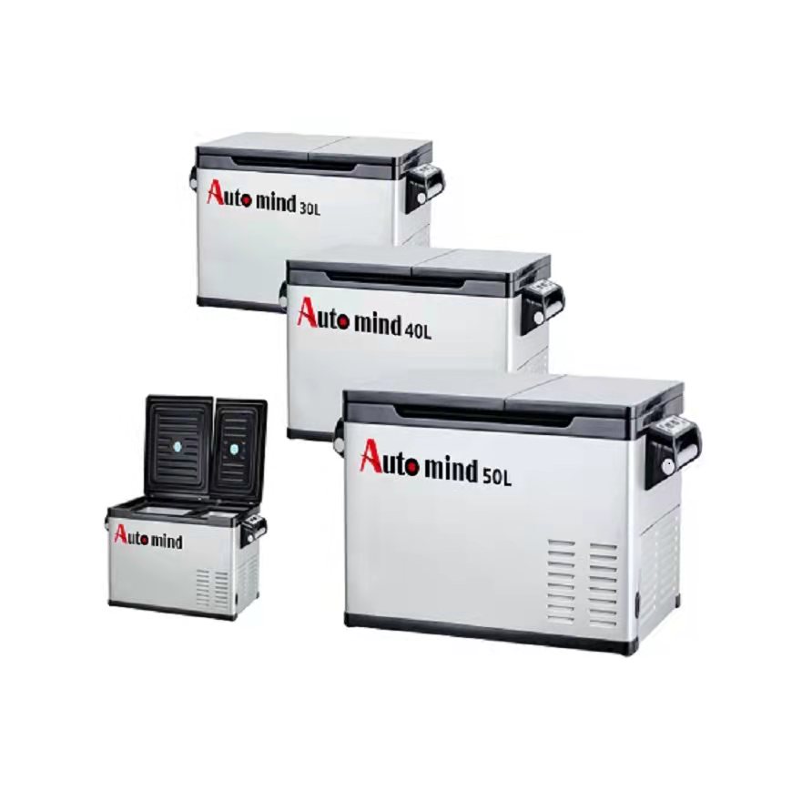 Портативный автомобильный холодильник, морозильная камера, автомобильный холодильник, 40 л, 12 В постоянного тока