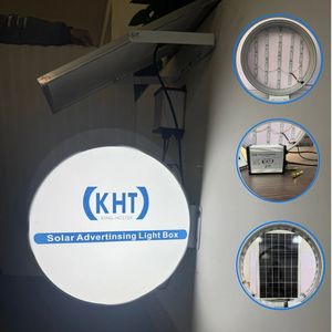 กล่องไฟโฆษณาพลังงานแสงอาทิตย์แบบด้านเดียว รุ่น KHT Project Quality IP65 กันน้ำ ประสิทธิภาพสูง ขนาดเส้นผ่านศูนย์กลาง 40 มม. สำหรับโครงการร้านค้า คุณภาพระดับโปรเจกต์ - Product Image 3