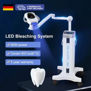 Lámpara blanqueadora de dientes con luz LED blanca para salón de clínica profesional de 60W, máquina blanqueadora de dientes para uso profesional