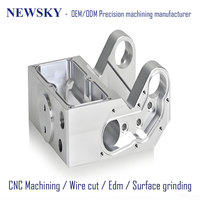 Usinage CNC 5 axes de haute précision en aluminium et acier inoxydable Newsky OEM pour pièces d'équipements mécaniques