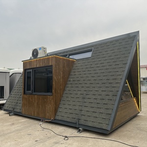 Thiết kế độc đáo khung thép prefab nhà Túp lều khu nghỉ mát Cottage nhà vườn chalet gỗ log cabin Bộ dụng cụ một khung nhà nhỏ - Product Image 6