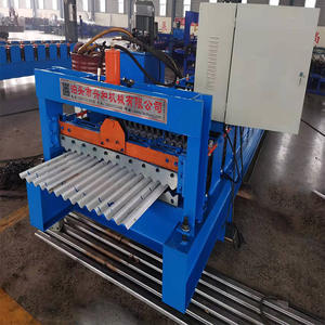 Рифленые железные листы для кровельной плитки Профилегибочная машина для производства листового металла - Product Image 2