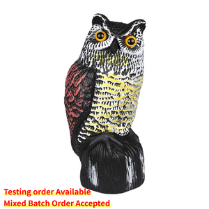 Répulsif <span class=keywords><strong>d</strong></span>'<span class=keywords><strong>Oiseaux</strong></span> Corbeaux au Design Réaliste en PE avec Plusieurs Options de Montage pour Terrasse Extérieure et Café – En Stock - Product Image 1