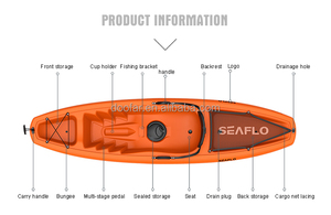 <span class=keywords><strong>Kayak</strong></span> Sit-On-Top de HDPE de 8'8'' para un Solo Adulto, Económico, de Fábrica, para Uso Recreativo en Lagos y Ríos, para Principiantes - Product Image 6