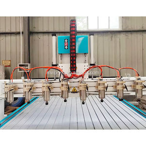 เครื่องแกะสลักงานไม้แบบหลายหัว<span class=keywords><strong>4</strong></span>แกนพร้อมโต๊ะหมุนสำหรับแกะสลักเฟอร์นิเจอร์ขาและเสาประสิทธิภาพสูง - Product Image 3