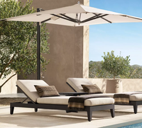 Chaise longue de jardin commerciale en aluminium, très vendue, pour hôtel, plage, piscine, chaise de piscine extérieure, transat de piscine, transat de bain de soleil