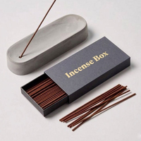 Boîte à Bâtons d'Encens Imprimée avec Logo Personnalisé Boîtes d'Emballage pour Bâtons d'Encens Caja Incienso Caixa Embalagem