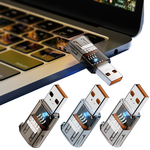 Transparenter USB-A-Stecker auf -Buchse Verlängerungsadapter USB3.2 10Gbps Datenübertragung 60W PD-Ladekonverter mit LED-Licht - Product Image 6
