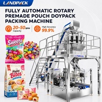 Máquina de envasado de alta precisión para alimentos para perros, biltong, frutas liofilizadas, galletas, dulces y pasteles en bolsas Doypack