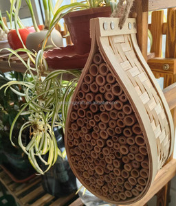 Caja de Madera <span class=keywords><strong>para</strong></span> Animales Pequeños, con Techo de Tronco, <span class=keywords><strong>para</strong></span> Hámsteres - Product Image 6