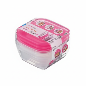 Inomata 90ml contenitore quadrato per alimenti confezione da 3 - Product Image 1
