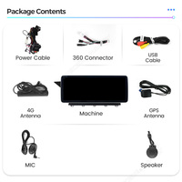 Système de navigation automobile Navifly Snapdragon 685 avec écran 2400*900, dernier système Android, pour Benz GLK Classe X204, prend en charge la caméra arrière, ADAS, DVR