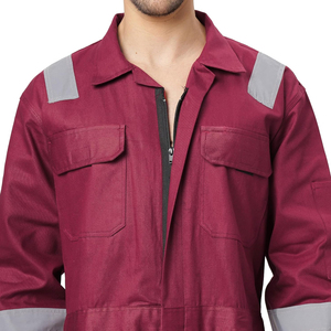 Combinaison de travail personnalisée pour hommes avec impression de logo, uniforme de sécurité, fabricant de vêtements OEM ODM, combinaison de travail - Product Image 5
