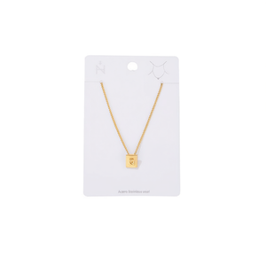 Collana in acciaio inossidabile con ciondolo a forma di lettera Q 12x14 cm, gioielli alla moda - Product Image 1