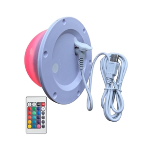 Modules lumineux LED à vis en plastique pour meubles lumineux, cube, boule, supports de lampes à base LED rechargeables - Product Image 3