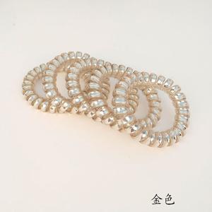 <span class=keywords><strong>Chouchou</strong></span> en <span class=keywords><strong>plastique</strong></span> coloré de ligne téléphonique classique de mode pour des femmes de filles - Product Image 5