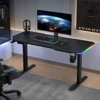 Bureau de jeu et d'apprentissage AOR Home Appliances Competition Room, silencieux, avec élévateur électrique, éclairage RGB, matériau E0, vente en gros usine