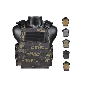 OEM ODM 500Dナイロン生地耐久性のある屋外AVS戦術ベストCQBトレーニングプレートキャリアトレーニング用戦闘狩猟用 - Product Image 1