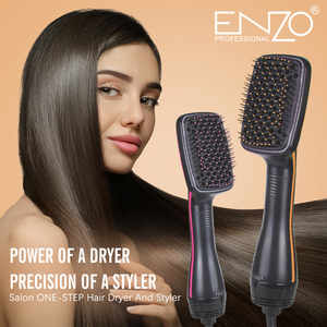 ENZO di alta qualità <span class=keywords><strong>spazzola</strong></span> per capelli <span class=keywords><strong>spazzola</strong></span> piastra negativa 1000 <span class=keywords><strong>ionica</strong></span> W per le donne Styling asciugatura lisciatura liscia - Product Image 2