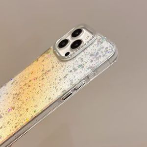 Cubierta de la caja del teléfono móvil del patrón del cielo estrellado del brillo de diferentes colores para el <span class=keywords><strong>iPhone</strong></span> 16 15 14 15 14 con la cámara del brillo - Product Image 6