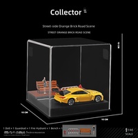 Kit de Diorama de Garage de Stationnement pour Voitures à l'Échelle 1:64 à Deux Niveaux pour Importateurs, Distributeurs et Commandes de Reapprovisionnement en Gros